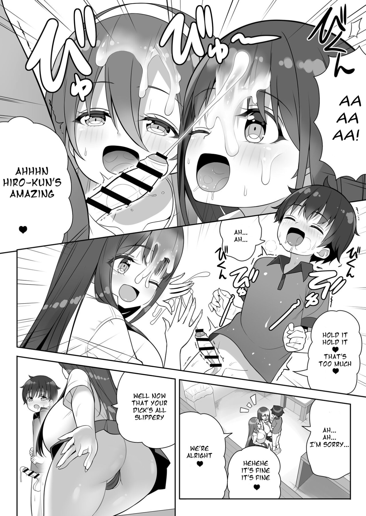 Hentai Manga Comic-Getting Squeezed Down There By Big Breasted Onee-san's!?-Read-26